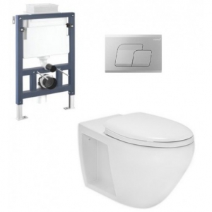 Bồn Cầu Treo Tường Nắp Đóng Êm Unique Chính Hãng Cotto SC198517(F)