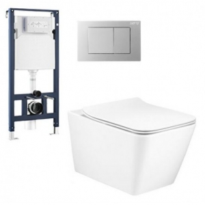 Bồn Cầu Treo Tường Nắp Đóng Êm Simply Modish Thoát Ngang Chính Hãng Cotto SC197627(F)