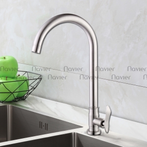 Vòi Rửa Chén Lạnh Inox 304 Xoay 360 Cao Cấp Navier NV-291-1