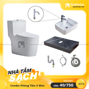 Combo Thiết Bị Phòng Tắm Tắm 5 Món Siêu Ưu Đãi Navier CL5MTK05