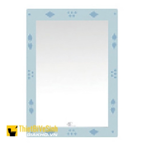 Gương Phòng Tắm Có Hoa Văn Hình Chữ Nhật 50x70 Navier NV-1407G