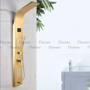 Sen Thuyền Massage Vàng Đồng Inox 304 Hiển Thị Nhiệt Độ Navier NV-871V