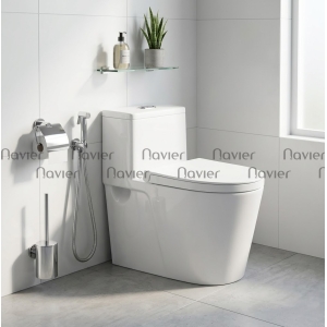 Bồn Cầu 1 Khối Cao Cấp Navier NV-1014
