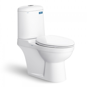 Bồn Cầu 2 Khối Viglacera VI107 Nắp V68 Xả Nhấn