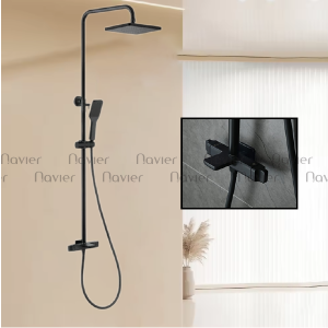 Sen Cây Tắm Đứng Lạnh Đồng Thau Sơn Tĩnh Điện Navier NV-843D