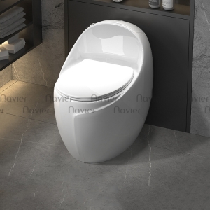 Bồn Cầu Khối Trứng Trắng Cao Cấp Navier NV-1093T