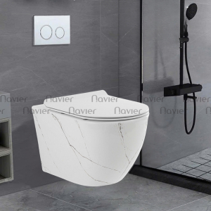 Bồn Cầu Treo Tường Vân Đá Cao Cấp Navier NV-1031VM
