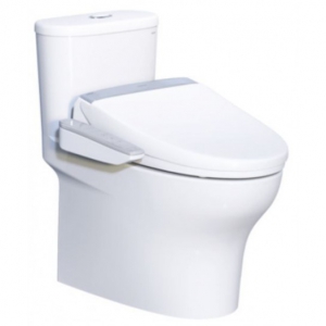 Bồn Cầu 1 Khối Nắp Điện Tử Caesar CD1394/TAF200H