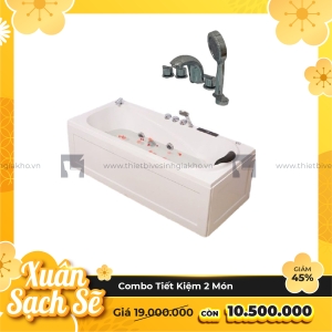  Combo Bồn Tắm Chân Yếm Kèm Bộ Vòi Cao Cấp Navier CBBT02