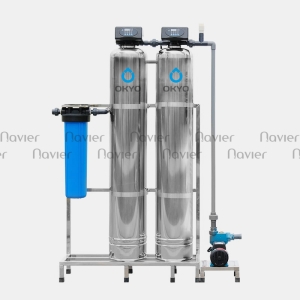 Hệ Thống Lọc Tổng Đầu Nguồn Van Tự Động 2 Trụ INOX 304 OFS-IA1054
