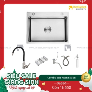 Combo Chậu Chén Siêu Tiết Kiệm 4 Món Navier CBF04