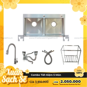 Combo Chân Chậu Chén Siêu Tiết Kiệm Navier CBF06