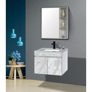 Tủ Chậu Lavabo Đá Trắng Cao Cấp Navier NV-446DT