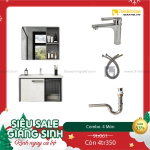 Combo Bộ Tủ Chậu Lavabo Siêu Tiết Kiệm Cao Cấp Navier CBTL03